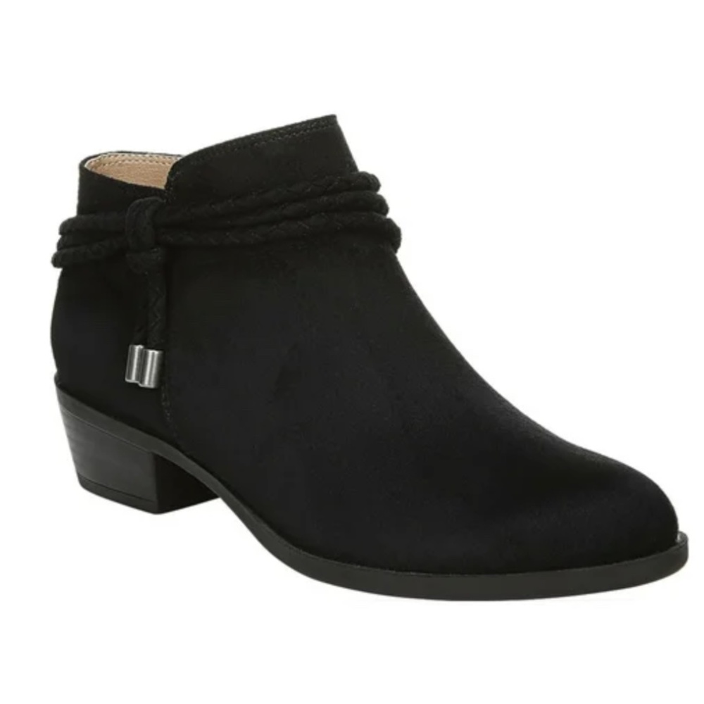 BRAND NEW Lifestride Memory Foam Andrea Black Booties SIZE 7.5